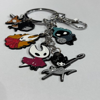 Hollow Knight anime keychain