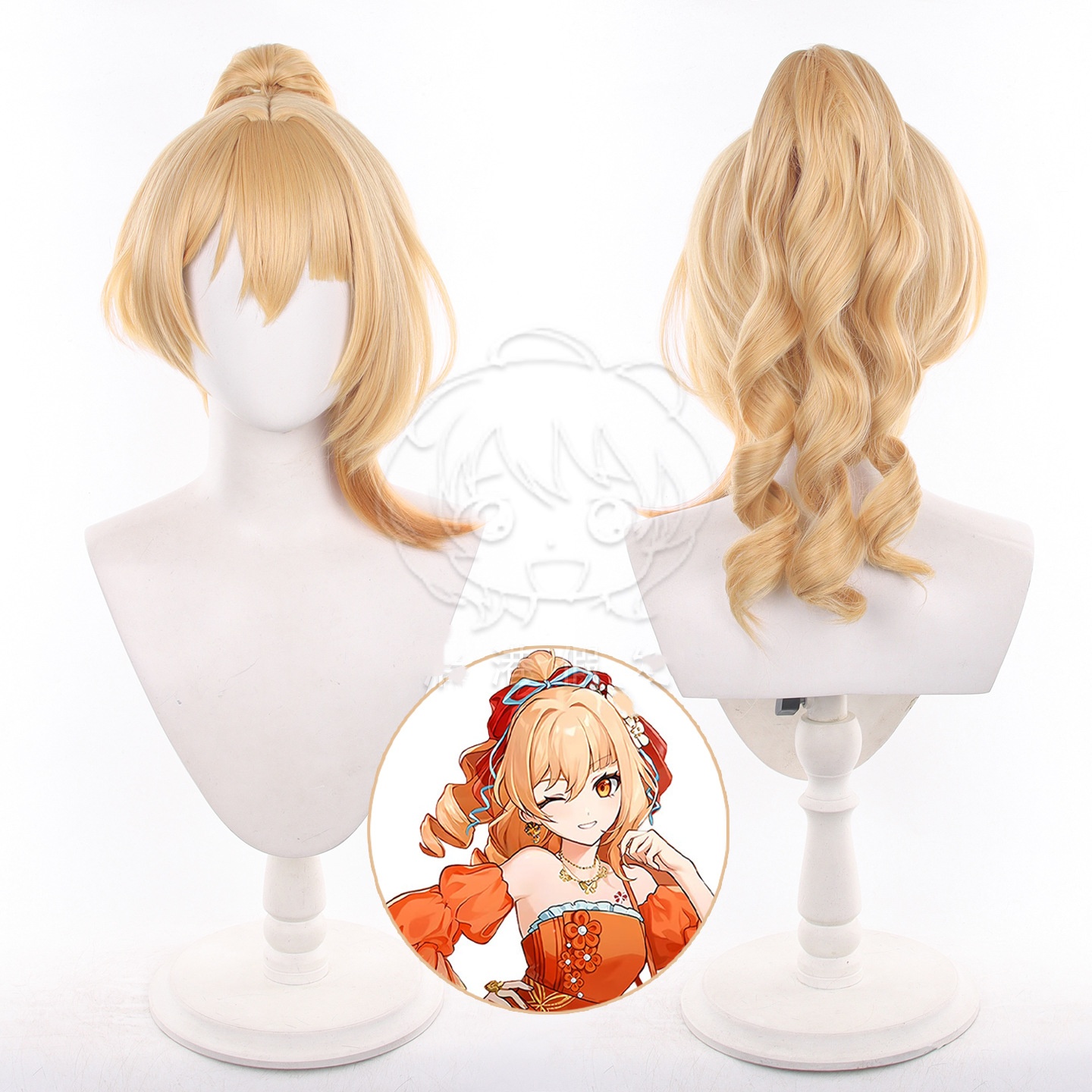 Genshin Impact anime wig