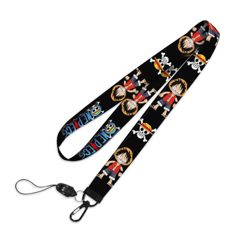 One Piece anime lanyard phonestrap 5pcs a set