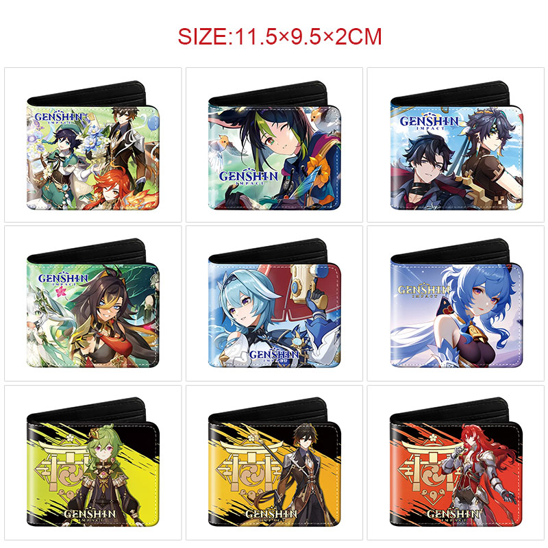 Genshin Impact anime wallet