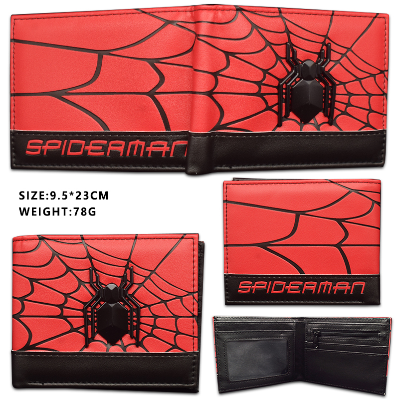 spider man anime wallet