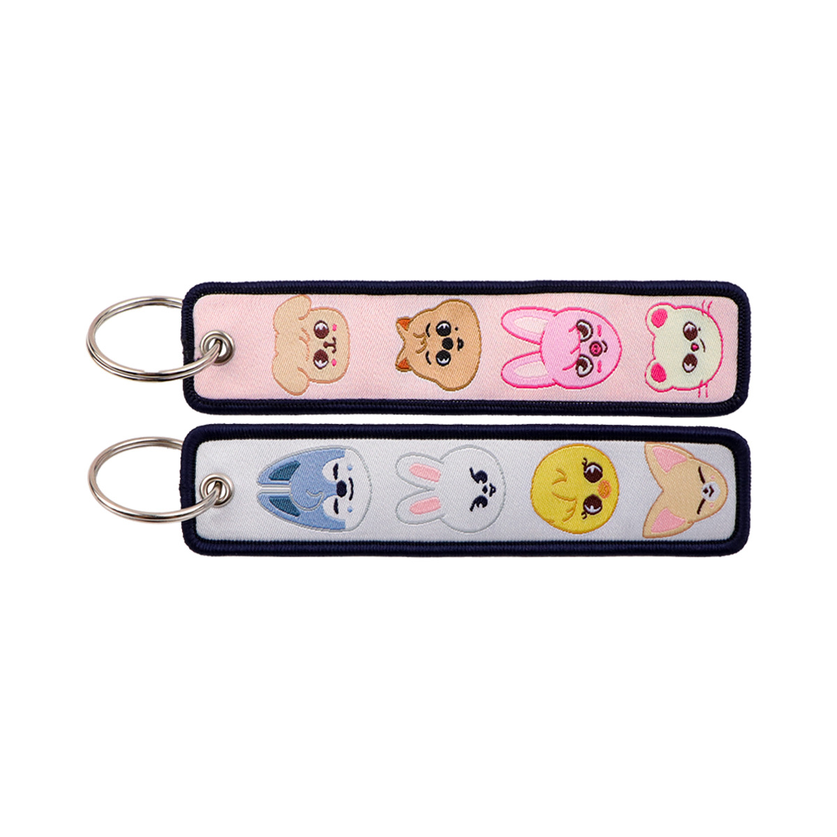 BTS anime keychain