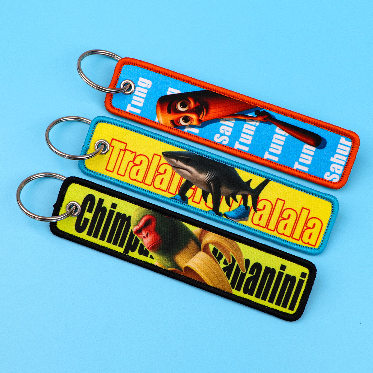 tungtungsahur anime keychain