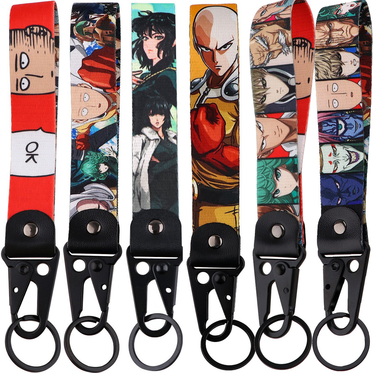 one punch man anime keychain