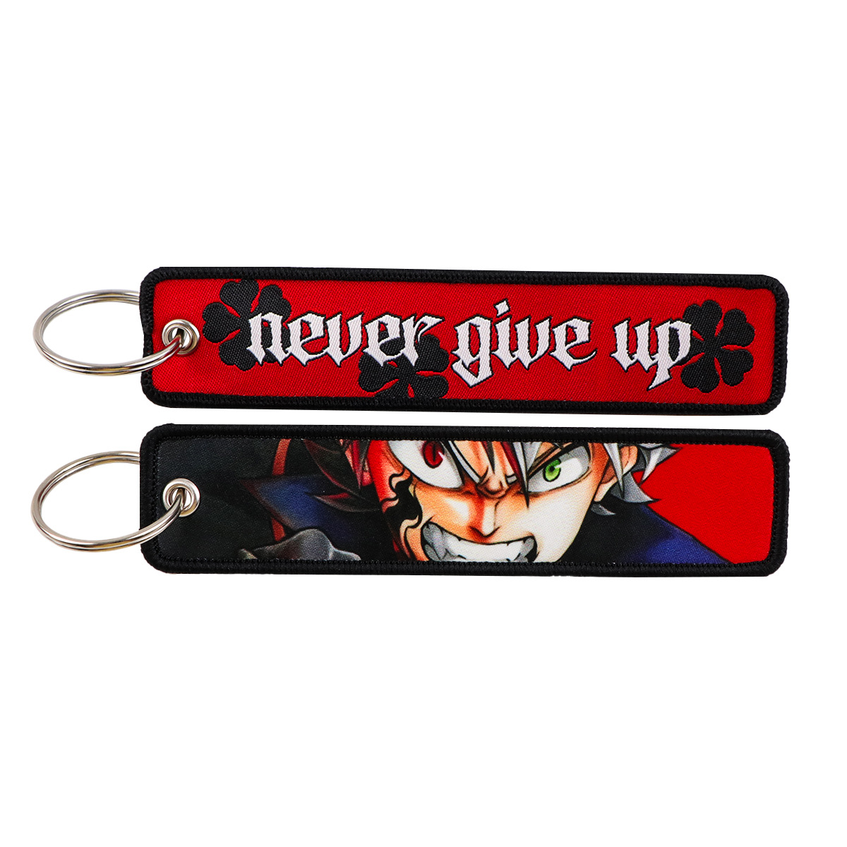 Black clover anime keychain