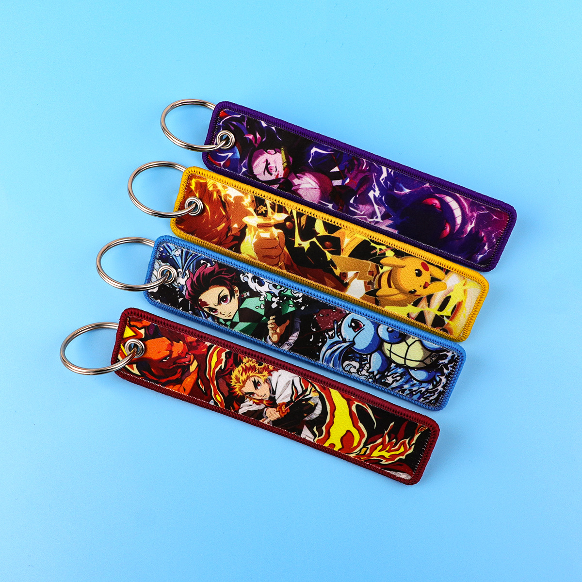 Demon slayer kimets anime keychain