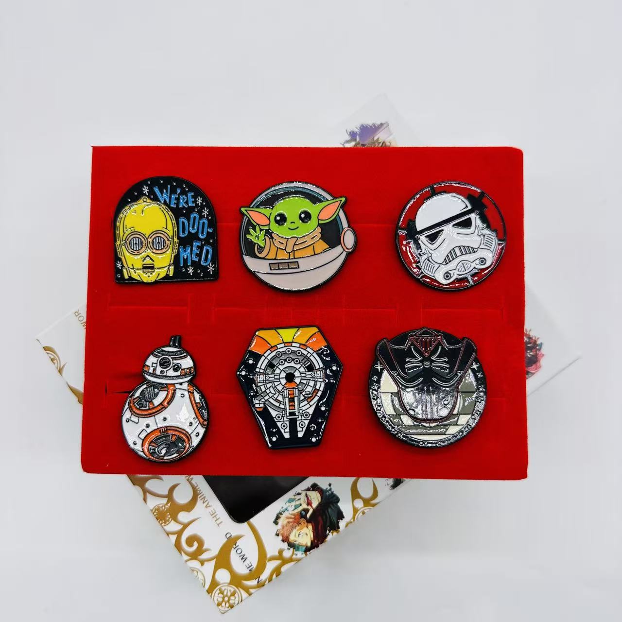 Star wars anime pin set