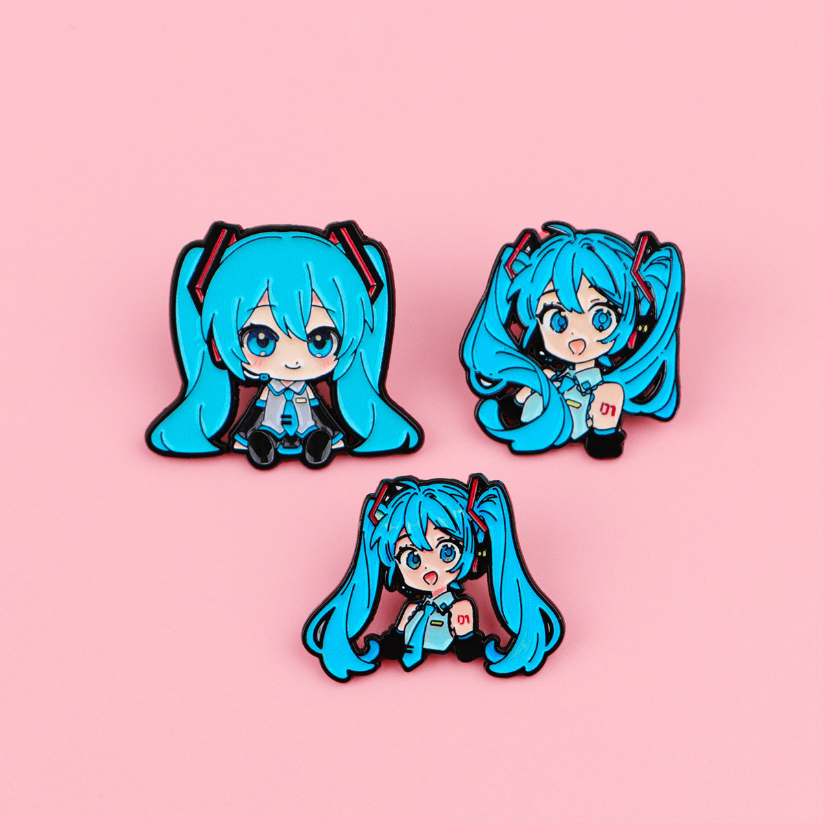 Hatsune Miku anime pin
