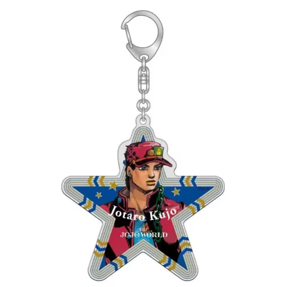 JoJos Bizarre Adventure anime keychain