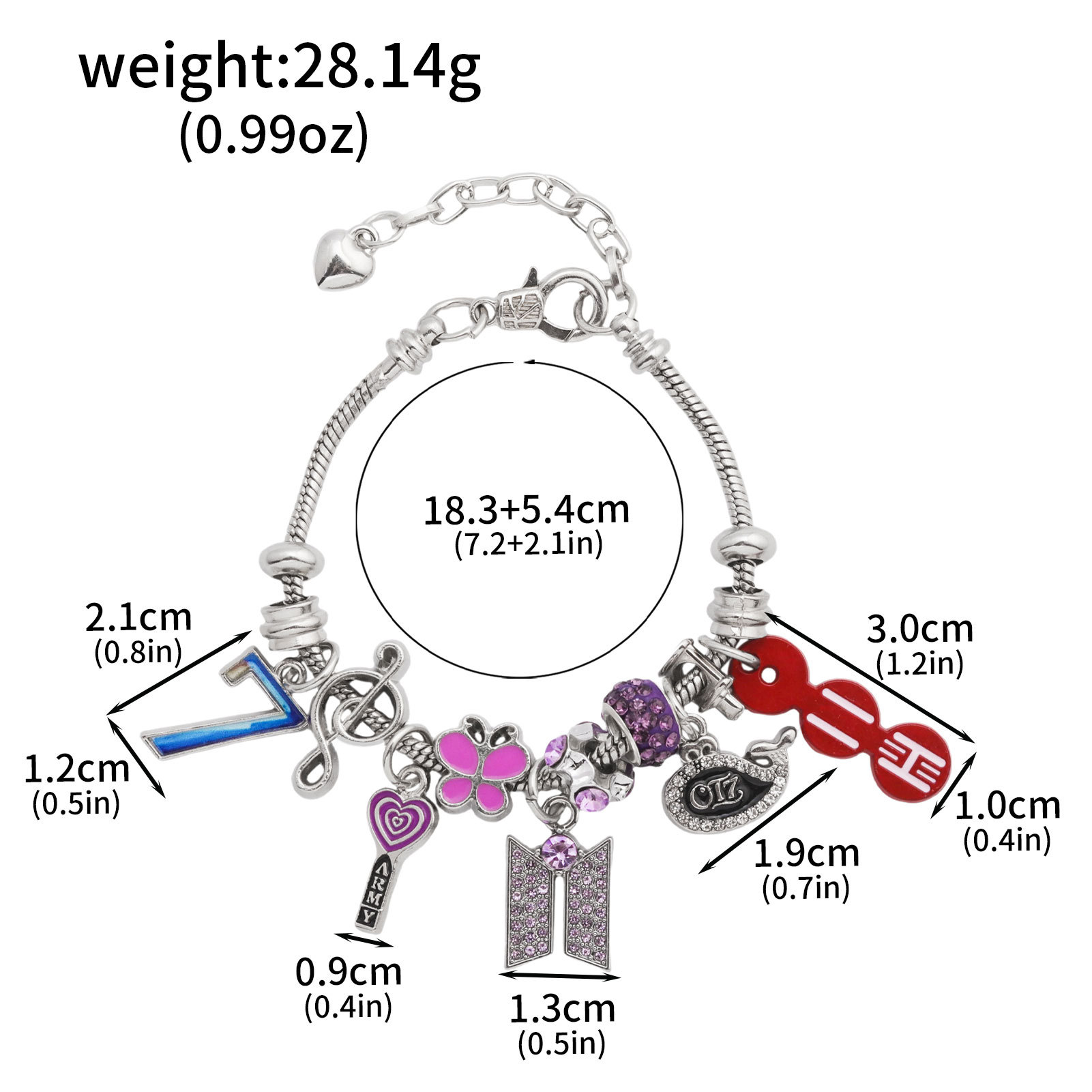 Kpop demon hunters anime bracelet