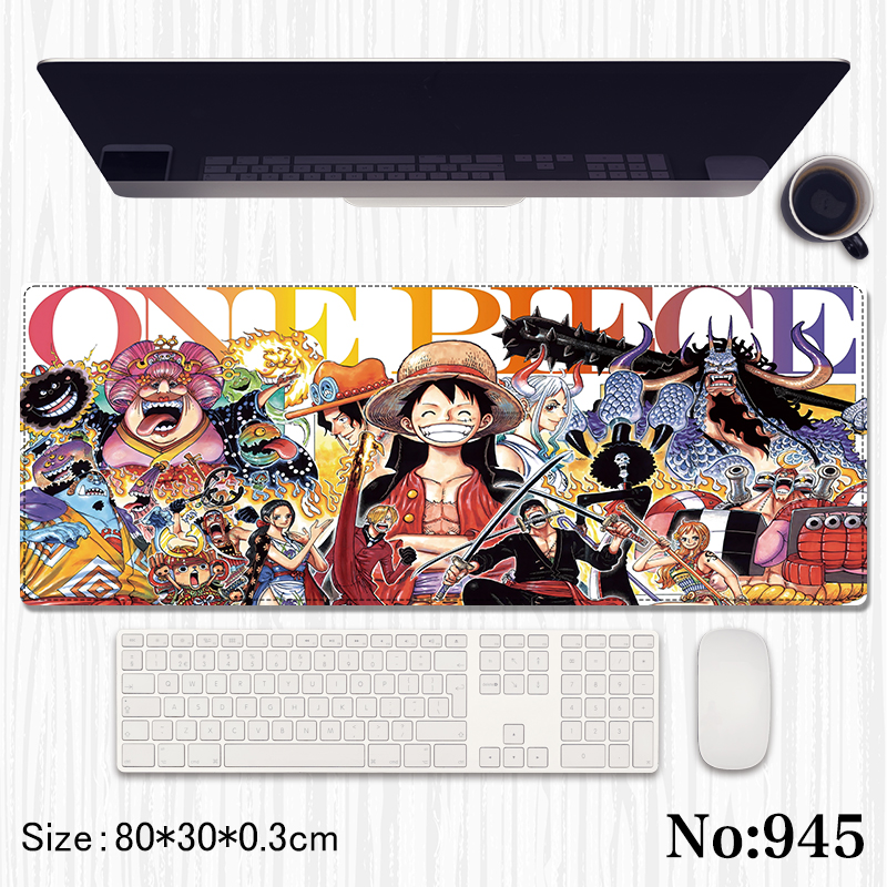 One Piece anime mouse pad 80*30*0.3cm