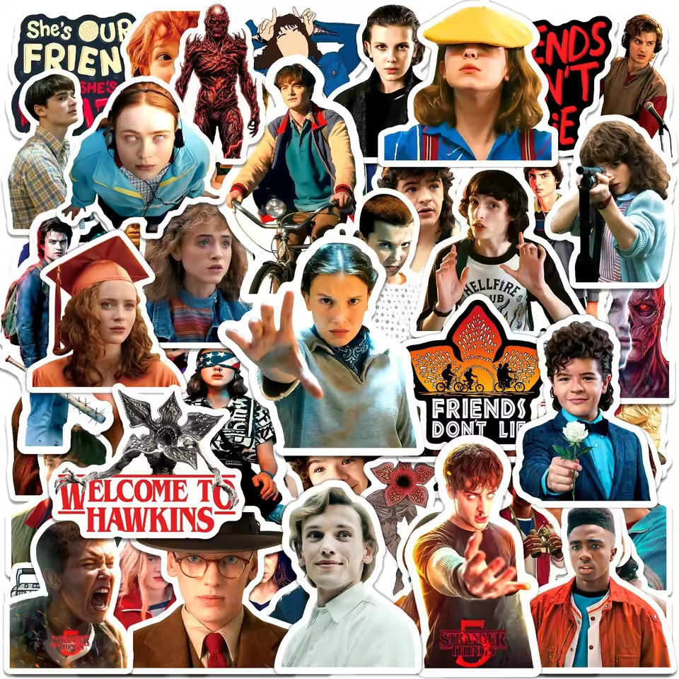 Stranger Things anime stickers 60pcs a set