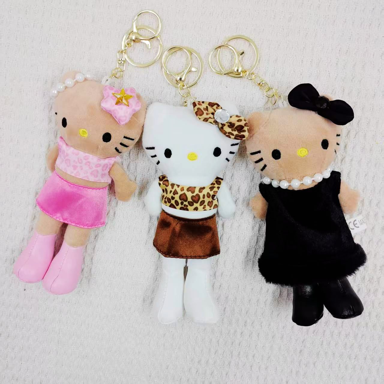 Hello kitty anime plush doll 10cm 3pcs a set