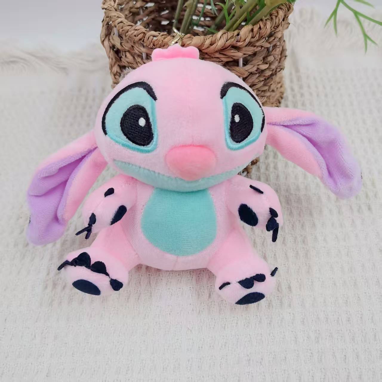 stitch anime plush doll 10cm 12pcs a set