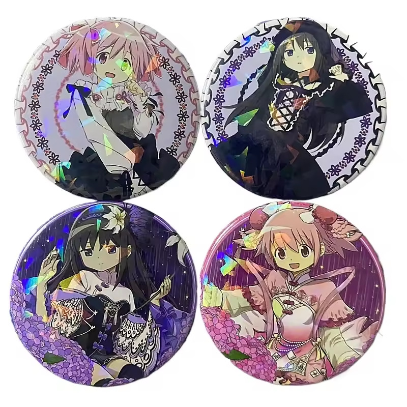 Magic girl anime pin