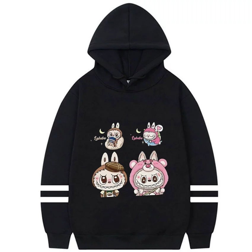 Labubu anime hoodie