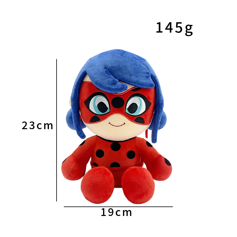 Miraculous ladybug anime plush doll 24cm
