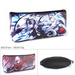 Fate Stay Night Full color PU zipper student pencil bag storage bag cosmetic bag