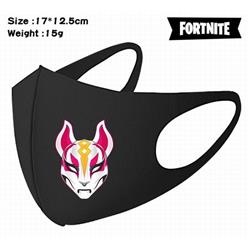 Fortnite-11A Black Anime color printing windproof dustproof breathable mask price for 5 pcs