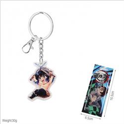 Demon Slayer Kimets-4 Acrylic Keychain pendant price for 5 pcs