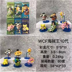 WCF One Piece a set of six Boxed Figure Decoration Model 3.5-8CM 0.24KG
