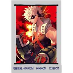 my hero academia anime wallscroll