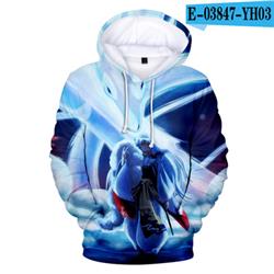 inuyasha anime 3D hoodie 2xs to 4xl