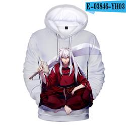 inuyasha anime 3D hoodie 2xs to 4xl