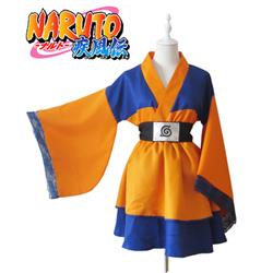 Naruto Uzumaki Naruto Child Lolita Kimono Dress Anime Cosplay Costume XXS XS S M L XL XXL XXXL 7 days prepare