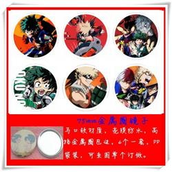 My Hero Academia Mirror 75mm 6 pcs