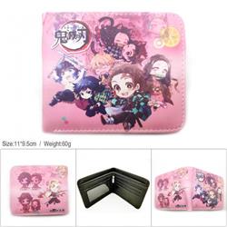 Demon Slayer Kimets Short color picture two fold wallet-HK-521