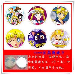 SailorMoon Mirror 75mm 6 pcs