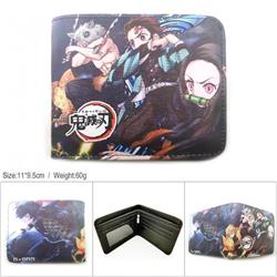 Demon Slayer Kimets Short color picture two fold wallet-HK-522