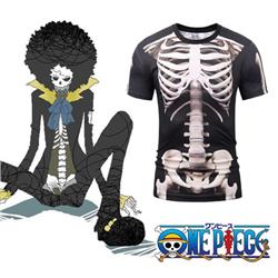 Dead Bones Brook Underwear T-shirt Anime Cosplay Costume S/M/L/XL/XXL