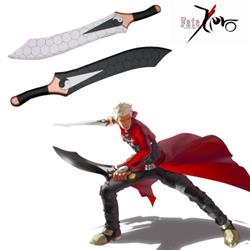 Fate stay night Unlimited Blade Works Archer Gan Jiang and Mo Ye Anime Cosplay Wooden Weapon 75cm