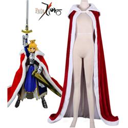 Fate Zero Fate stay night Saber The King's Red Cloak Anime Cosplay Costume XXS XS S M L XL XXL XXXL 7 days prepare