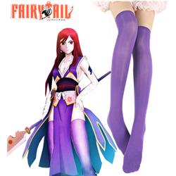 Fairy Tail Titania Erza Scarlet Forever Empress Armor Stockings Cosplay Accessories 55cm