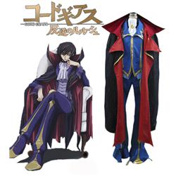 Code Geass Lelouch Vi Britannia Zero Uniform Anime Cosplay Costume XXS XS S M L XL XXL XXXL 7 days prepare