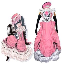 Black Butler Kuroshitsuji Ciel Phantomhive Pink Lolita Dress Cosplay Costume XXS XS S M L XL XXL XXXL 7 days prepare 