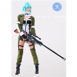 Sword Art Online Ⅱ Phantom Bullet Sinon Gun Gale Online Uniform Cosplay Costume XXS XS S M L XL XXL XXXL 7 days prepare