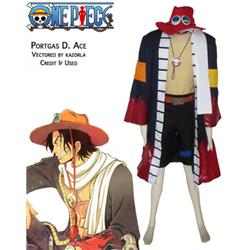 One piece Portgas·D· Ace Overcoat Cosplay Costume XXS XS S M L XL XXL XXXL 7 days prepare