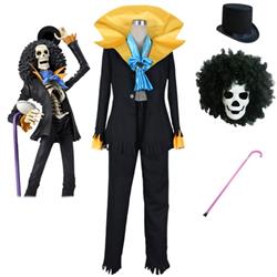 One Piece Dead Bones Brook Suit Cosplay Costume XXS XS S M L XL XXL XXXL 7 days prepare