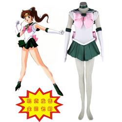 Sailor Moon Sailor Jupiter Kino Makoto Fighting Uniform Cosplay Costume XXS XS S M L XL XXL XXXL 7 days prepare