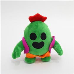 Brawl Stars Opuntia stricta Plush doll pendant 13CM 0.035KG price for 10 pcs