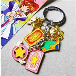 card captor sakura anime keychain