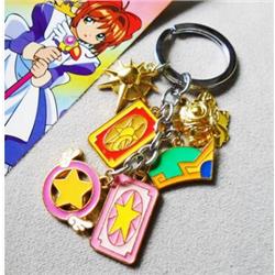 card captor sakura anime keychain