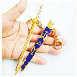 the legend of zelda anime sword keychain