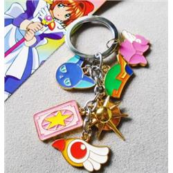 card captor sakura anime keychain