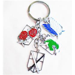 attack on titan anime keychain