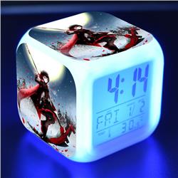 rwby anime led clock